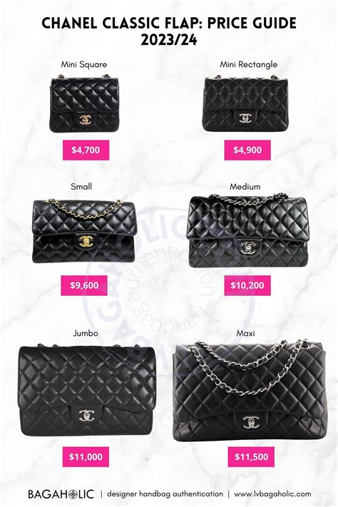 chanel 2024 prices|chanel classic flap price increase.